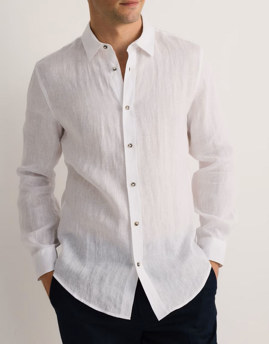 Linen Long Sleeve Shirt