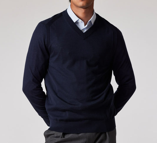 Merino Wool V-Neck